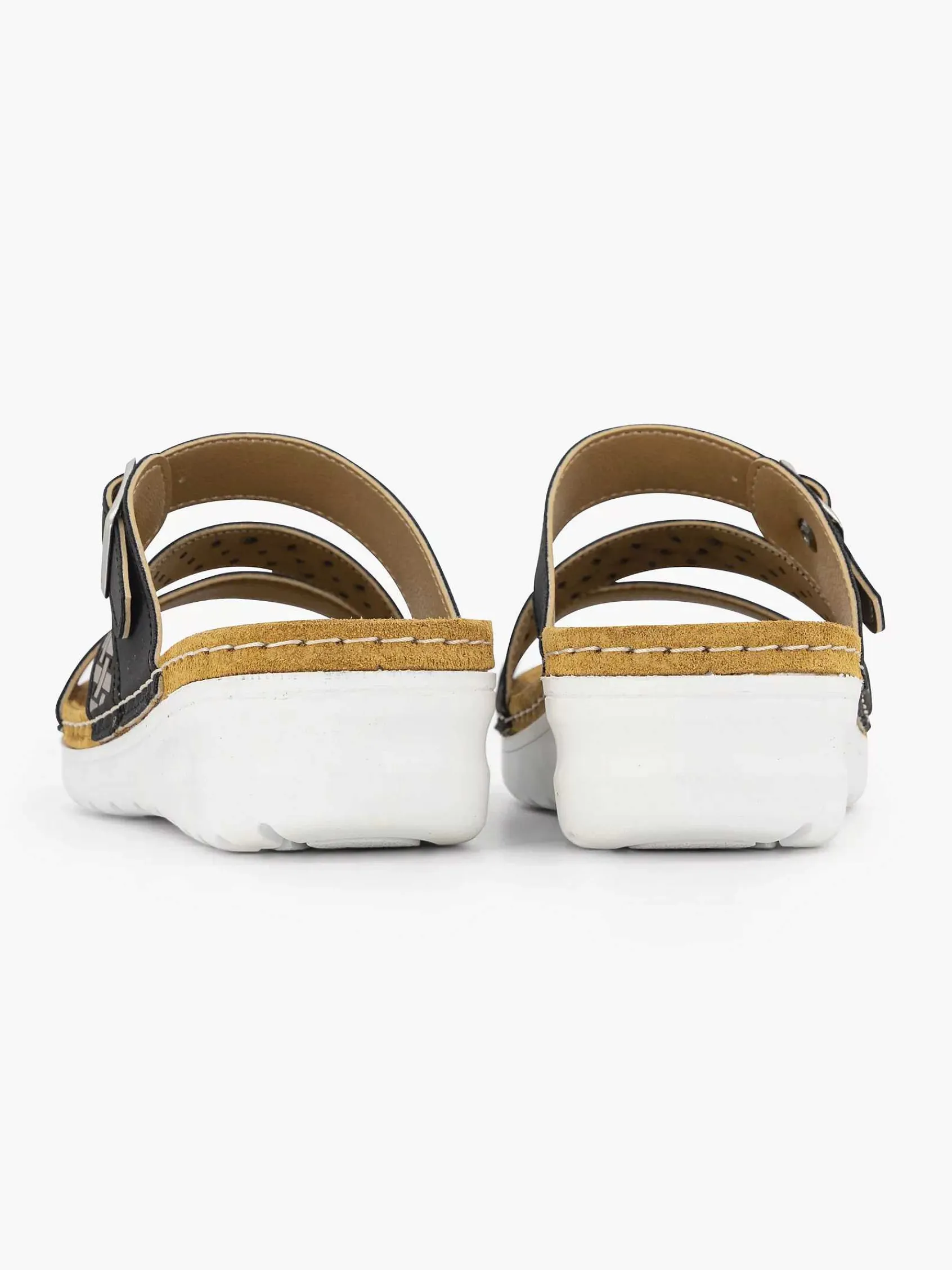 Slippers|Easy Street Zwarte Slipper