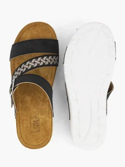 Slippers|Easy Street Zwarte Slipper