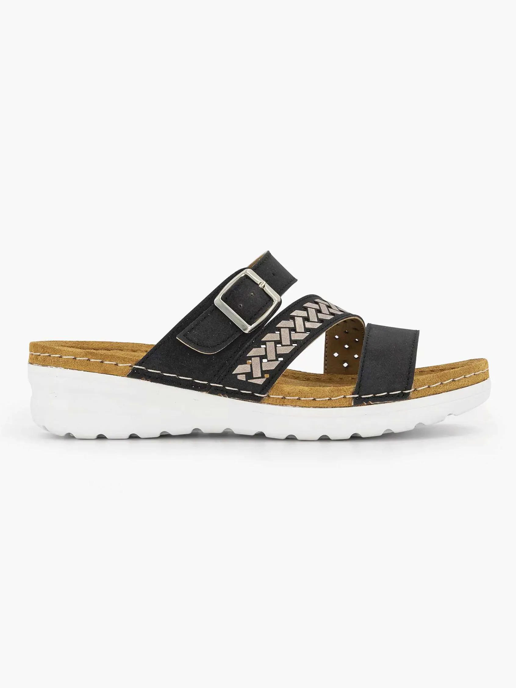 Slippers|Easy Street Zwarte Slipper
