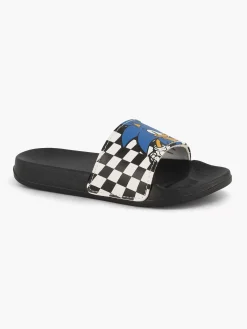 Jongensschoenen|Sonic Zwarte Slipper