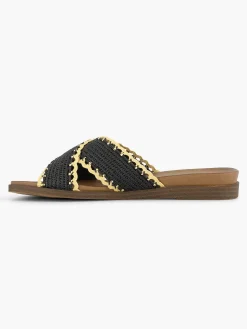 Slippers|Graceland Zwarte Slipper