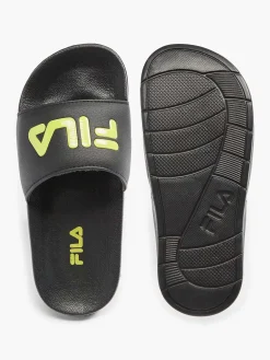 Jongensschoenen|FILA Zwarte Slipper