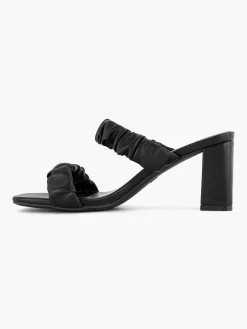 Sandalen|Oxmox Zwarte Slipper Hak