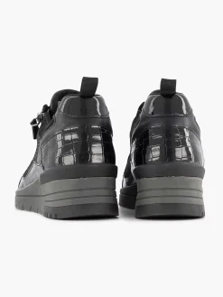 Comfort Schoenen|Easy Street Zwarte Sneaker
