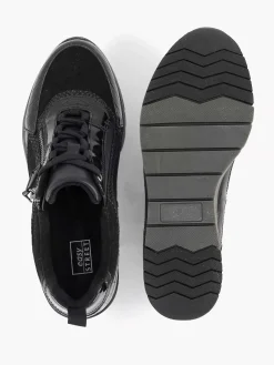 Comfort Schoenen|Easy Street Zwarte Sneaker