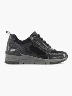 Comfort Schoenen|Easy Street Zwarte Sneaker