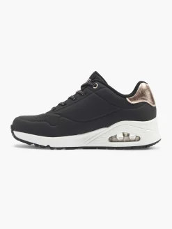 Sneakers|Skechers Zwarte Sneaker Memory Foam