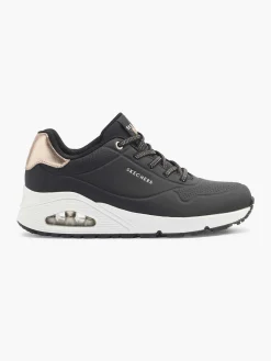 Sneakers|Skechers Zwarte Sneaker Memory Foam