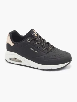 Sneakers|Skechers Zwarte Sneaker Memory Foam
