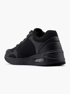 Sneakers|Skechers Zwarte Sneaker Memory Foam