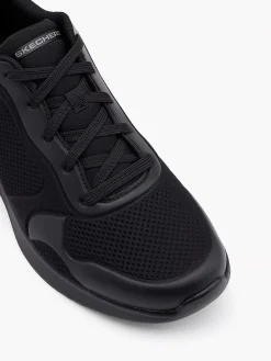 Sneakers|Skechers Zwarte Sneaker Memory Foam