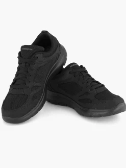 Sneakers|Skechers Zwarte Sneaker Memory Foam