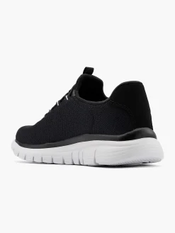 Sneakers|Skechers Zwarte Sneaker Memory Foam