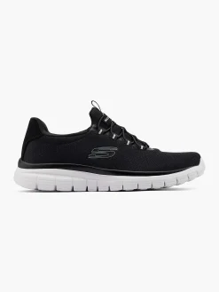 Sneakers|Skechers Zwarte Sneaker Memory Foam