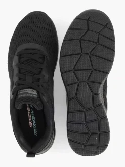 Sneakers|Skechers Zwarte Sneaker Memory Foam