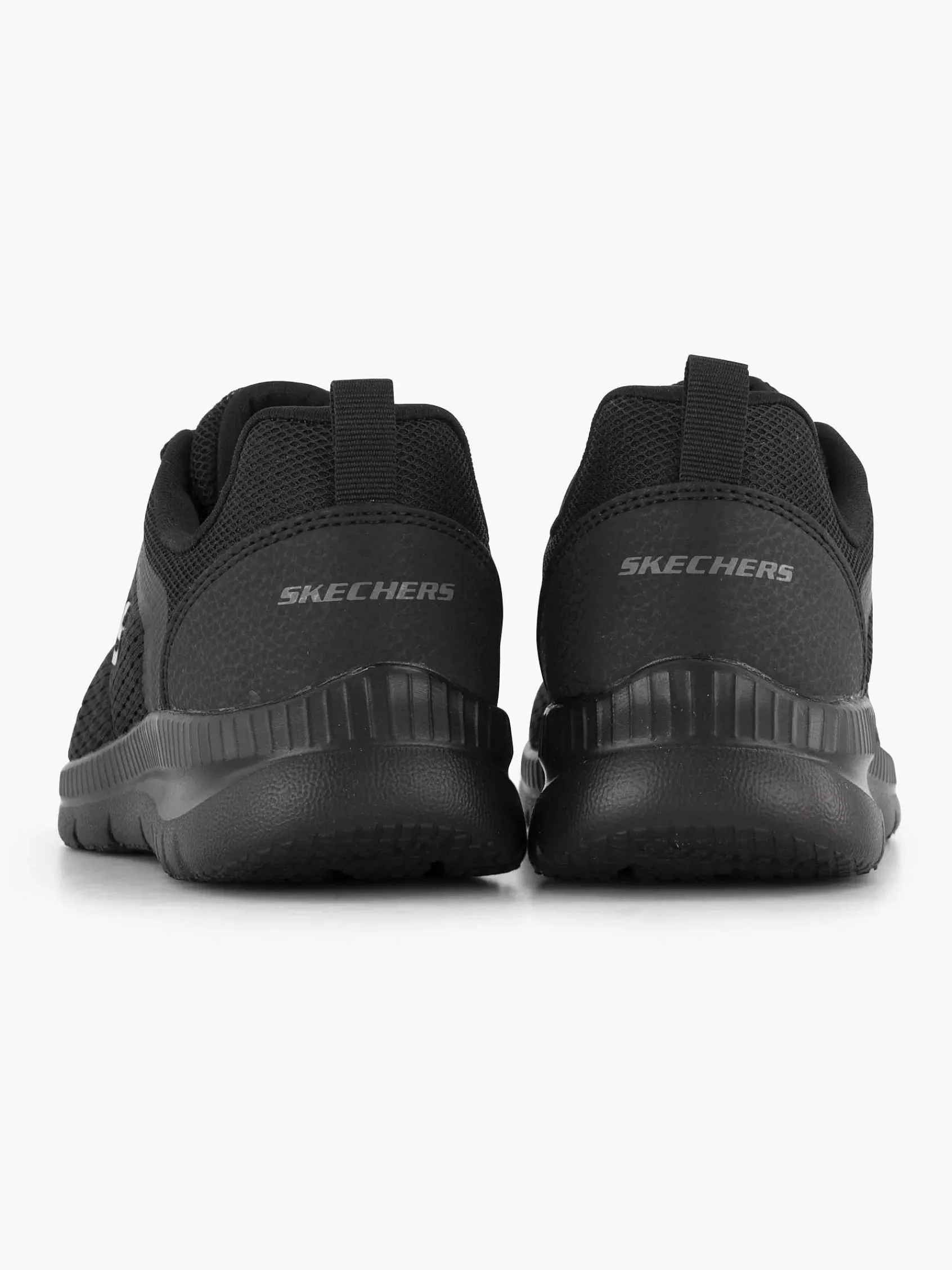Sneakers|Skechers Zwarte Sneaker Memory Foam
