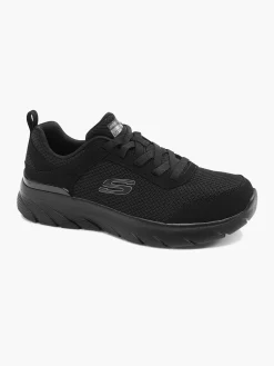 Sneakers|Skechers Zwarte Sneaker Memory Foam