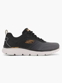 Sneakers|Skechers Zwarte Sneaker Memory Foam