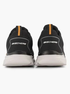 Sneakers|Skechers Zwarte Sneaker Memory Foam