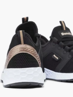 Sneakers|Bench Zwarte Sneaker Memory Foam