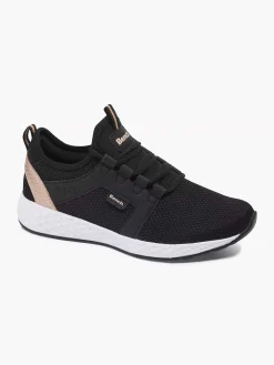 Sneakers|Bench Zwarte Sneaker Memory Foam