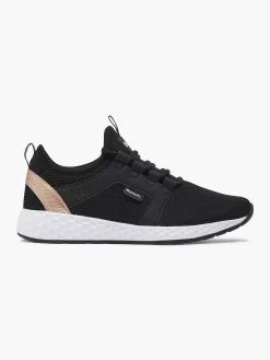 Sneakers|Bench Zwarte Sneaker Memory Foam