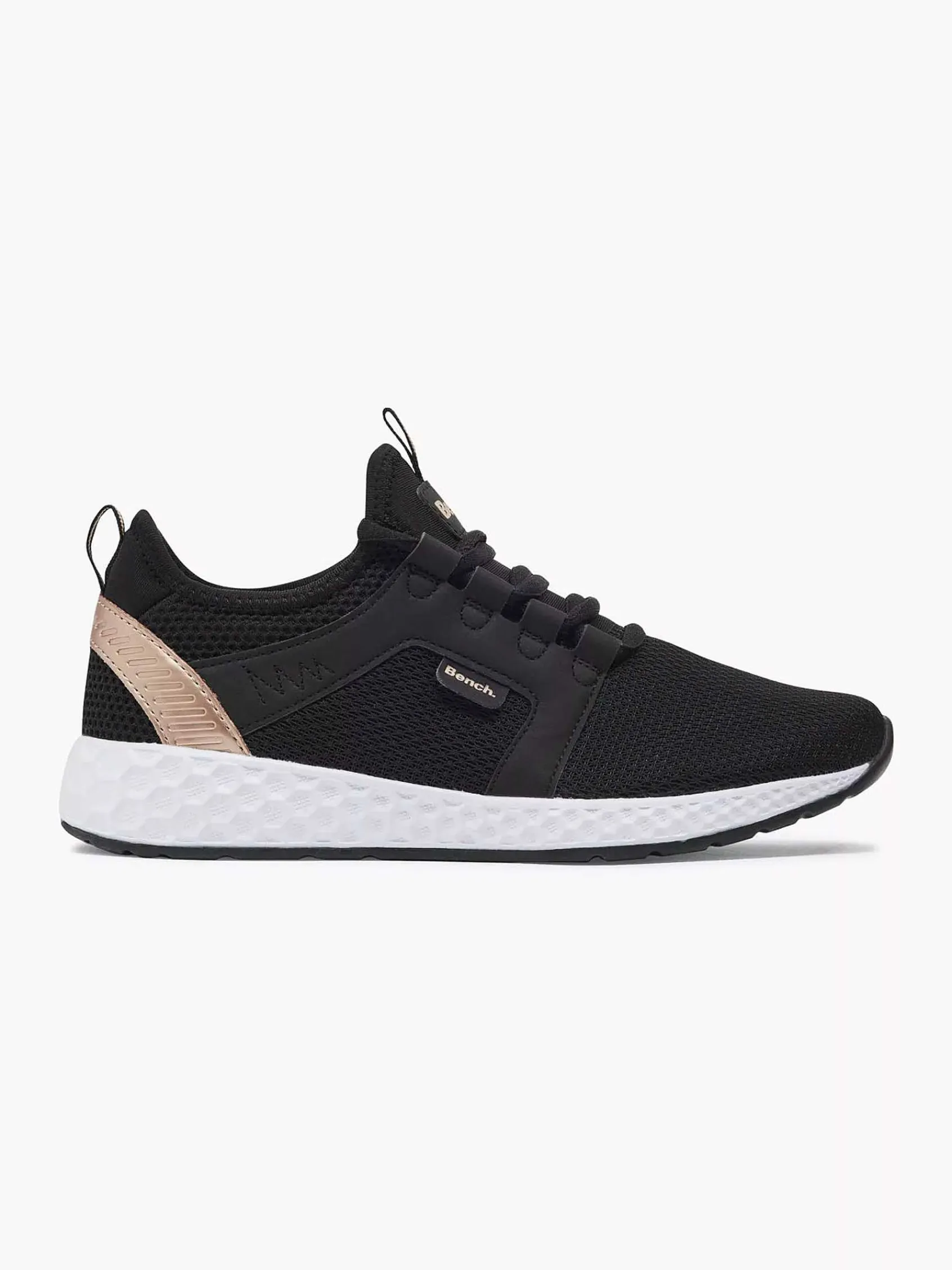 Sneakers|Bench Zwarte Sneaker Memory Foam