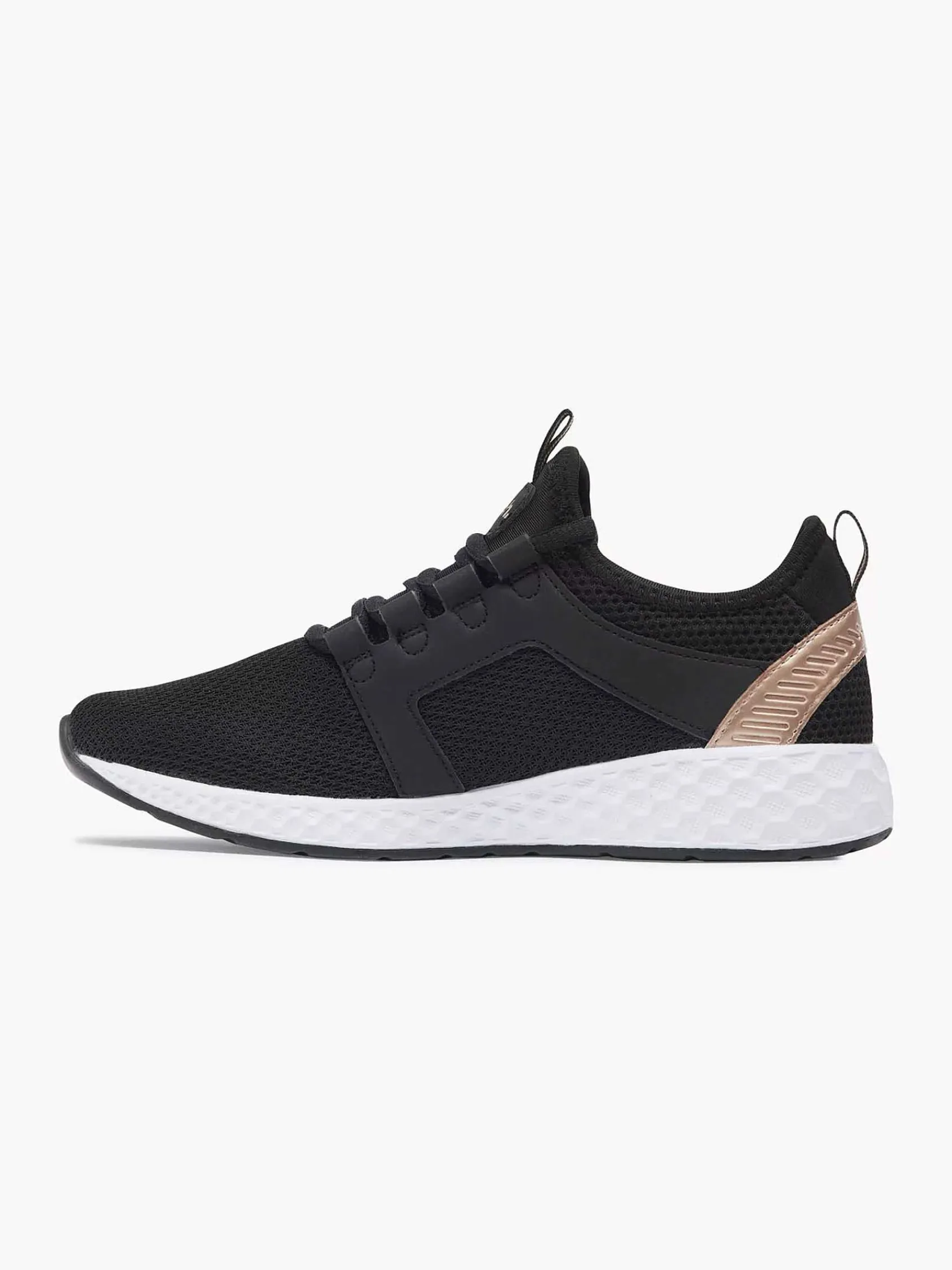 Sneakers|Bench Zwarte Sneaker Memory Foam