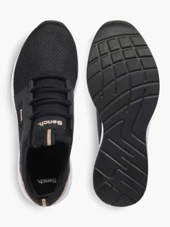 Sneakers|Bench Zwarte Sneaker Memory Foam