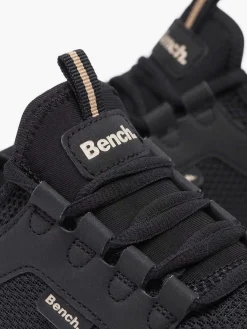Sneakers|Bench Zwarte Sneaker Memory Foam