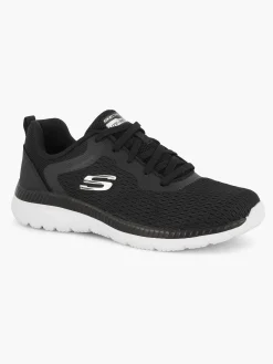 Sneakers|Skechers Zwarte Sneaker Memory Foam
