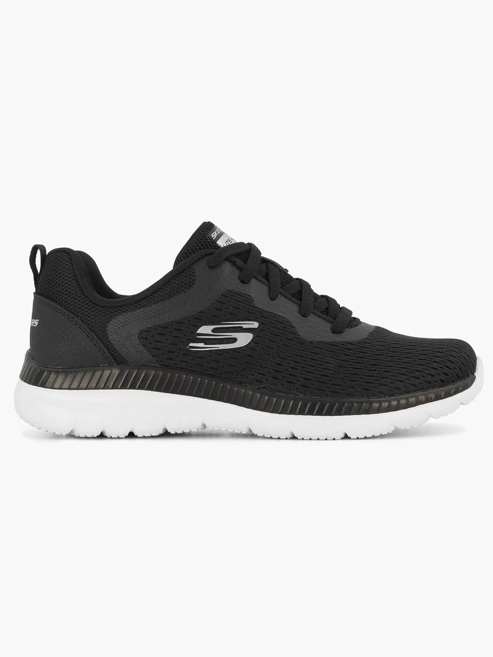 Sneakers|Skechers Zwarte Sneaker Memory Foam