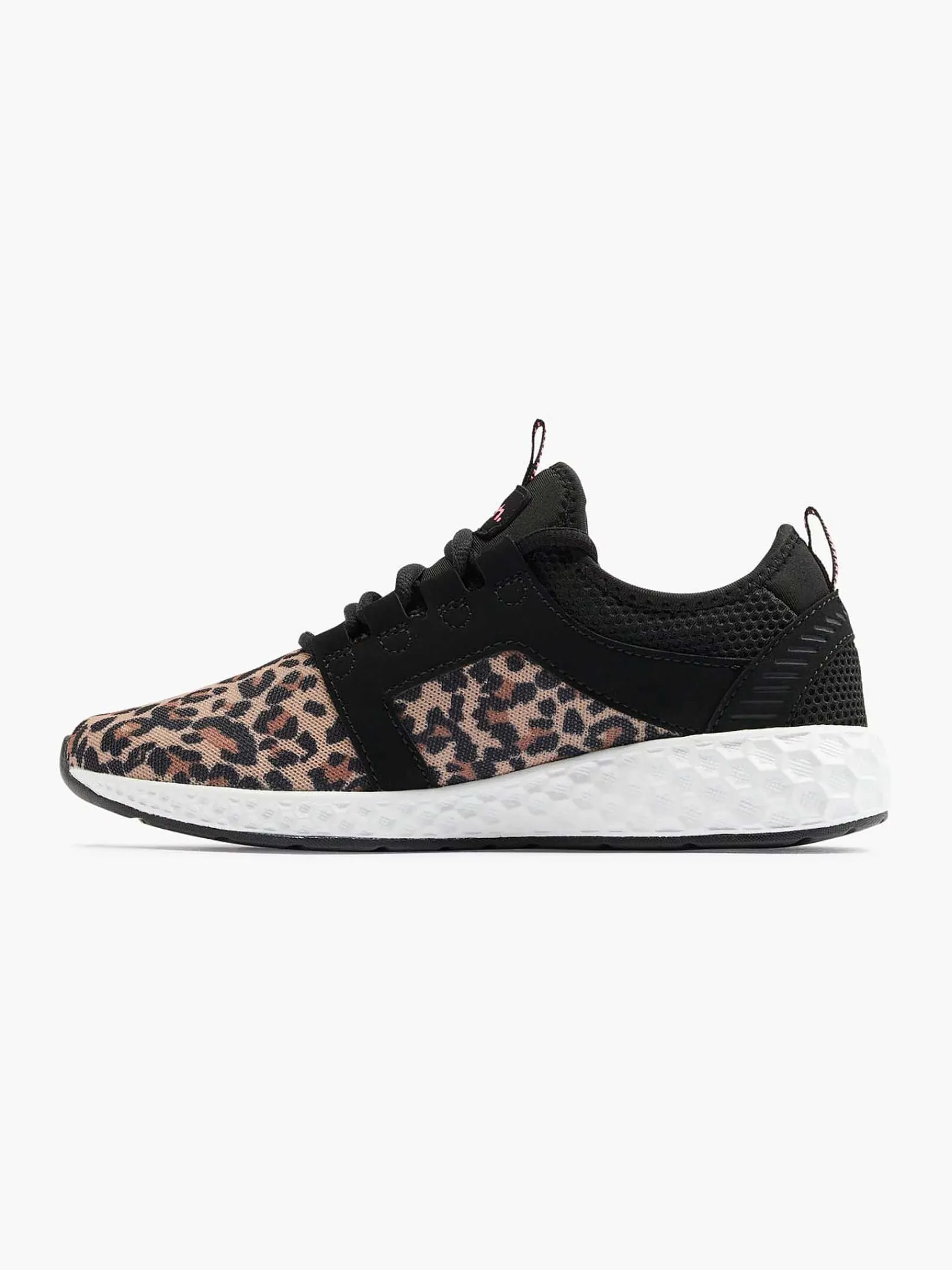 Sneakers|Bench Zwarte Sneaker Panterprint