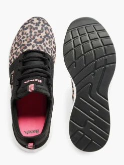 Sneakers|Bench Zwarte Sneaker Panterprint