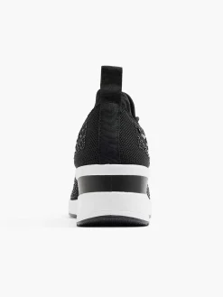 Sneakers|Graceland Zwarte Sneaker Steentjes