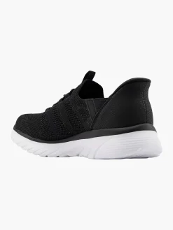 Sneakers|Skechers Zwarte Sneaker Swift Fit - Hands Free