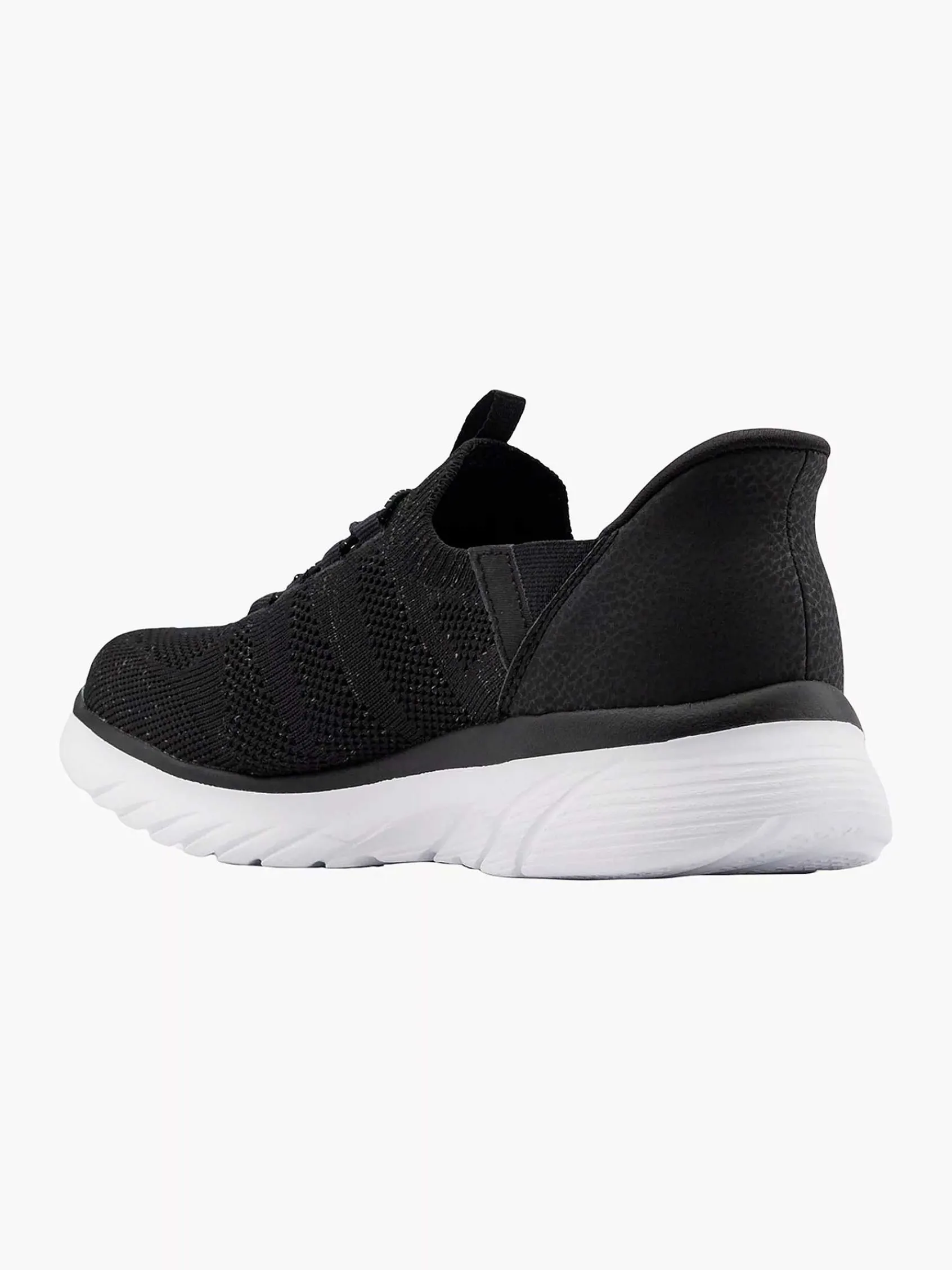 Sneakers|Skechers Zwarte Sneaker Swift Fit - Hands Free