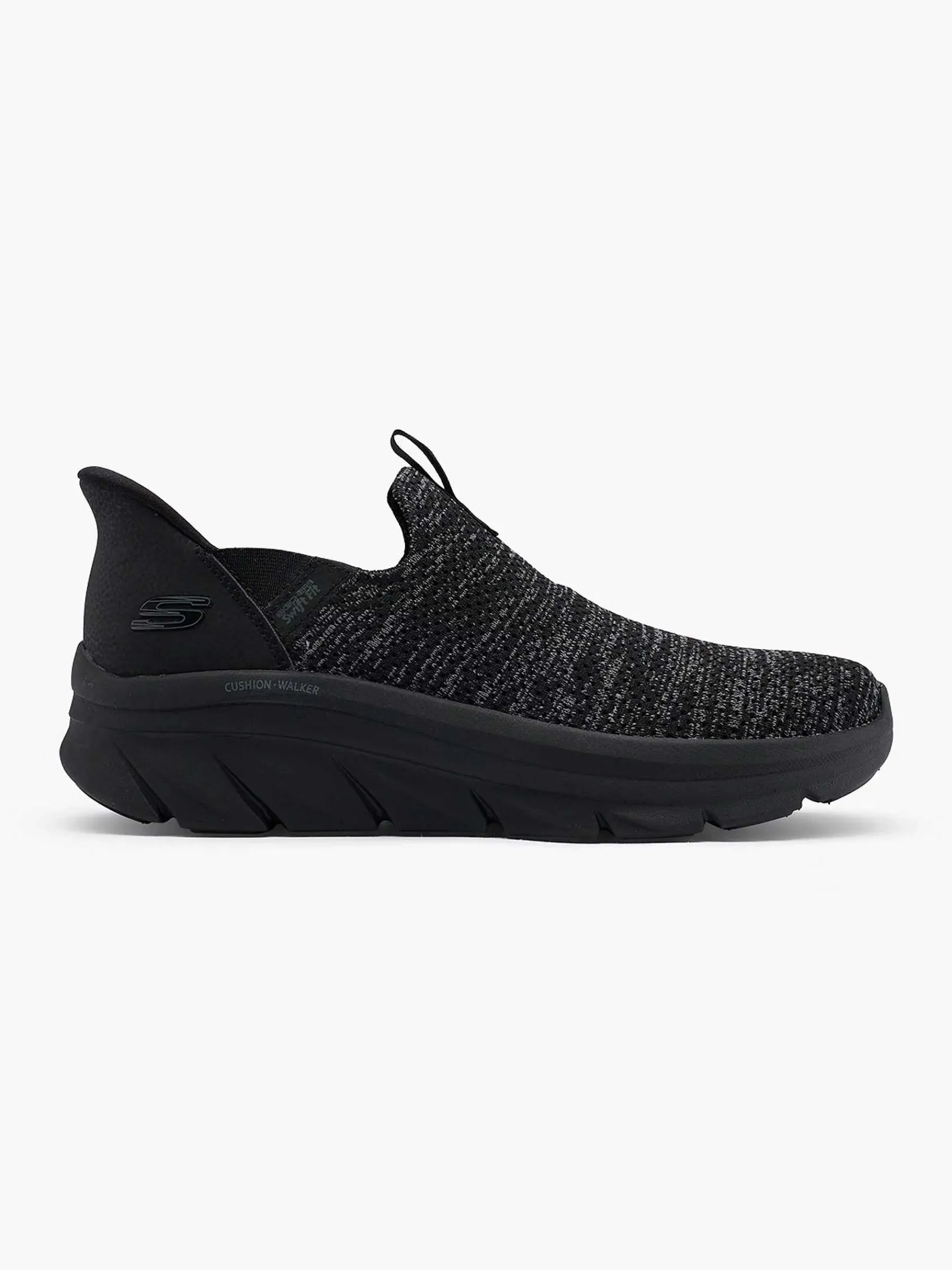 Sneakers|Skechers Zwarte Sneaker Swift Fit - Hands Free