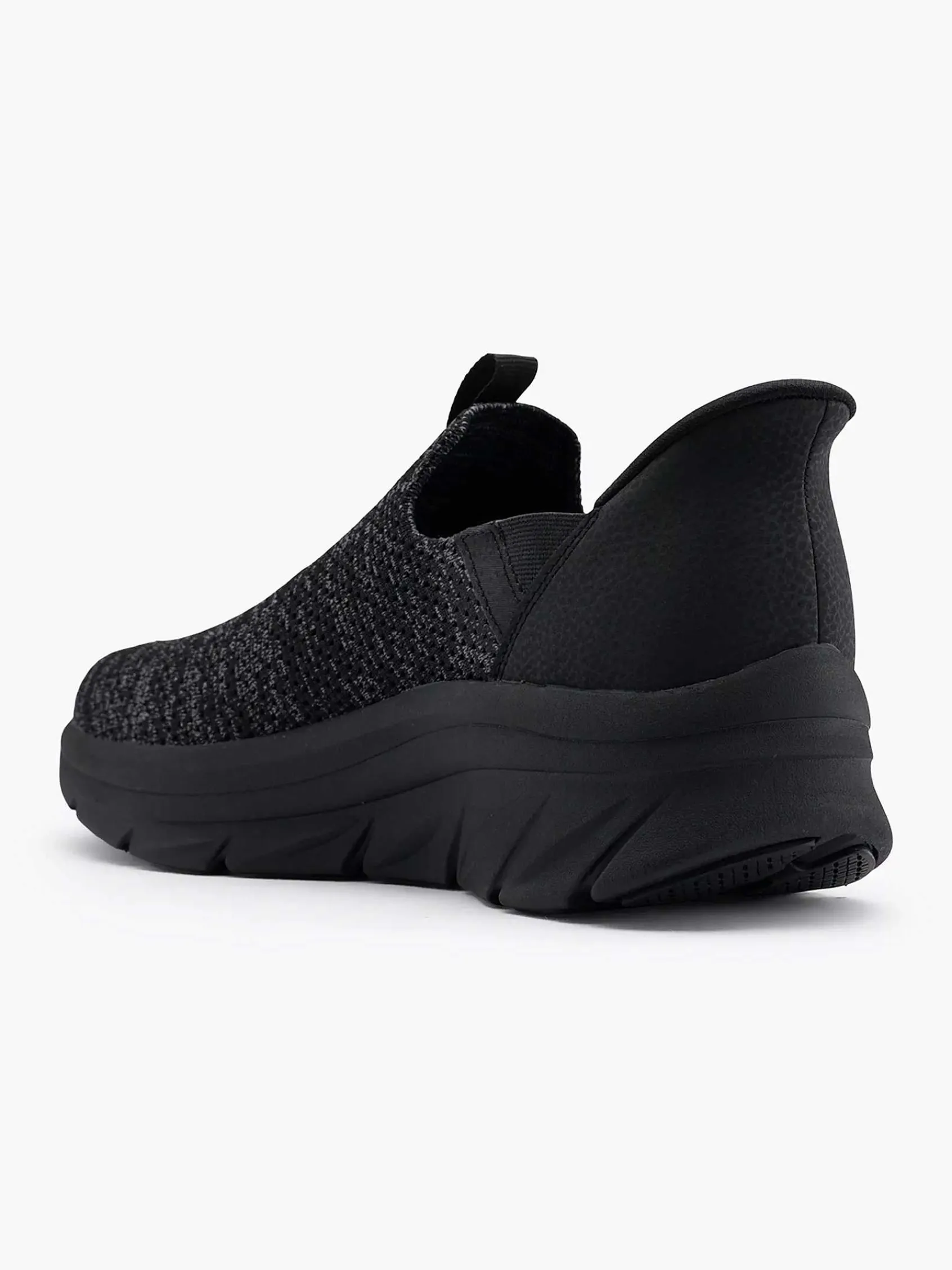 Sneakers|Skechers Zwarte Sneaker Swift Fit - Hands Free