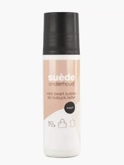 Jongensschoenen|vanHaren Zwarte Suede Onderhoud Lotion Depper