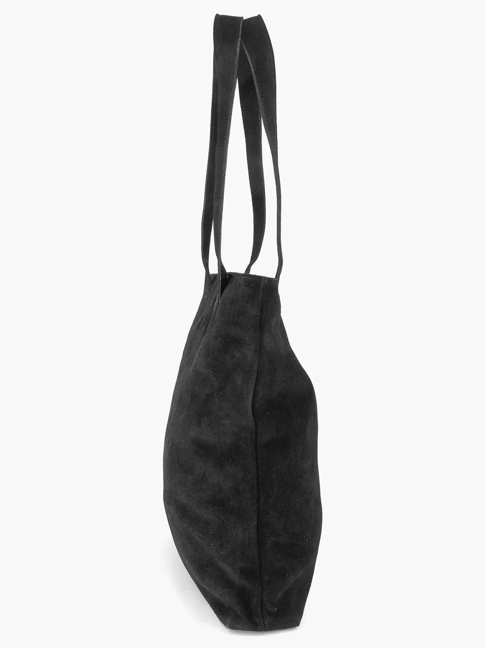 Online Exclusive Accessoires|5th Avenue Zwarte Suede Schoudertas