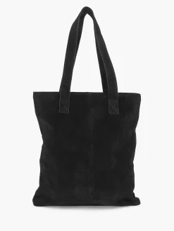 Online Exclusive Accessoires|5th Avenue Zwarte Suede Schoudertas
