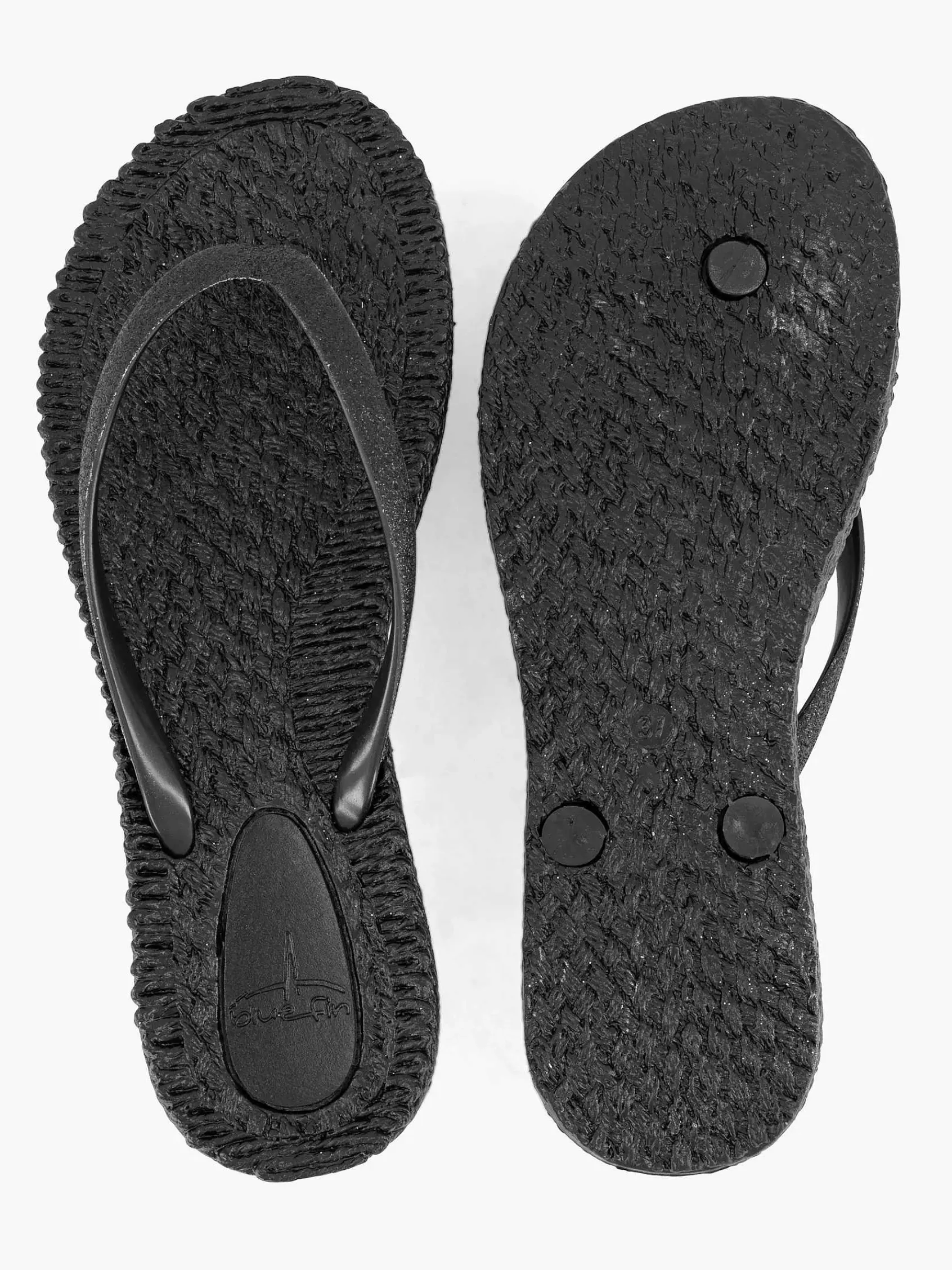 Slippers|Blue Fin Zwarte Teenslipper