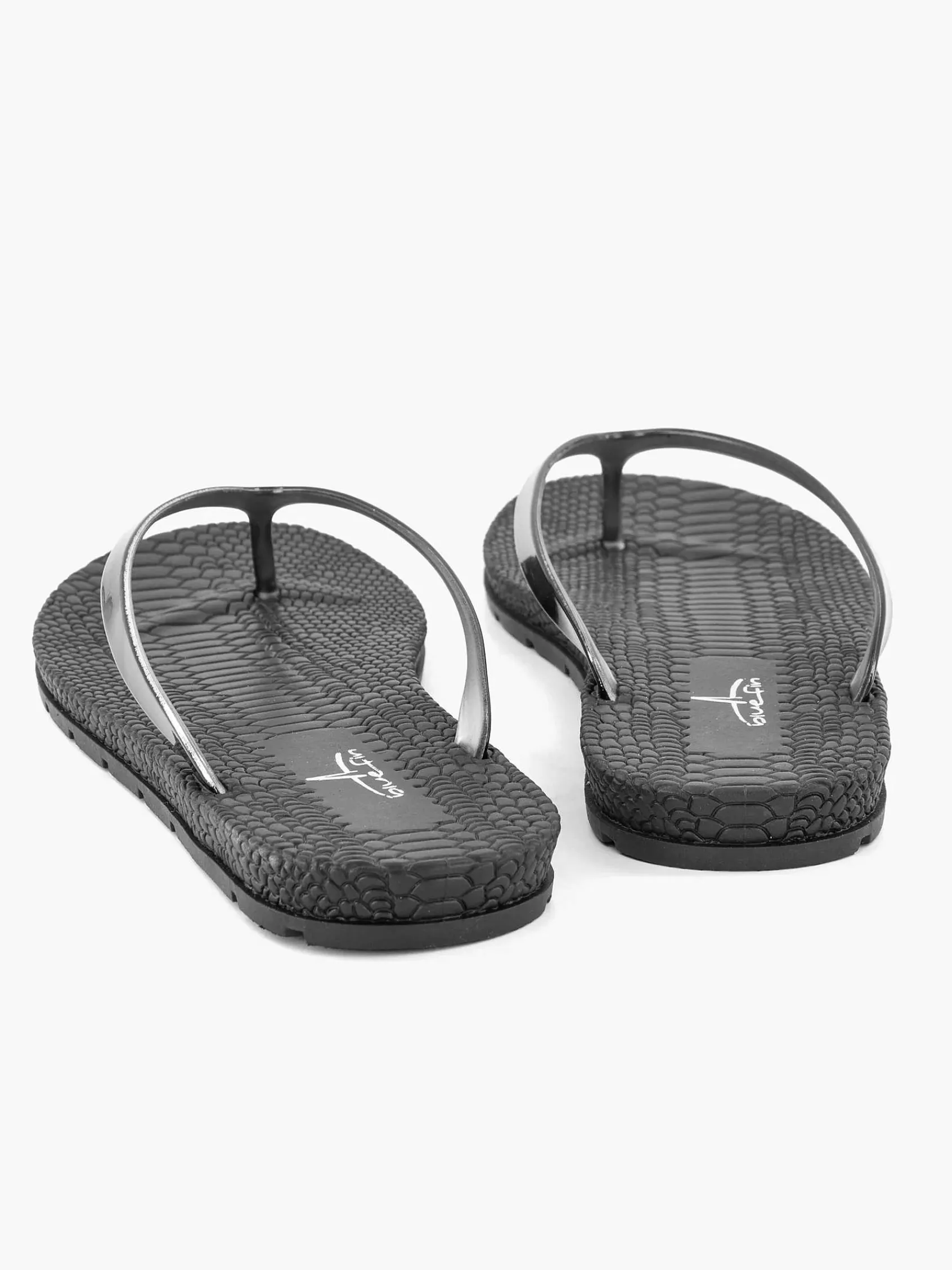 Slippers|Blue Fin Zwarte Teenslipper