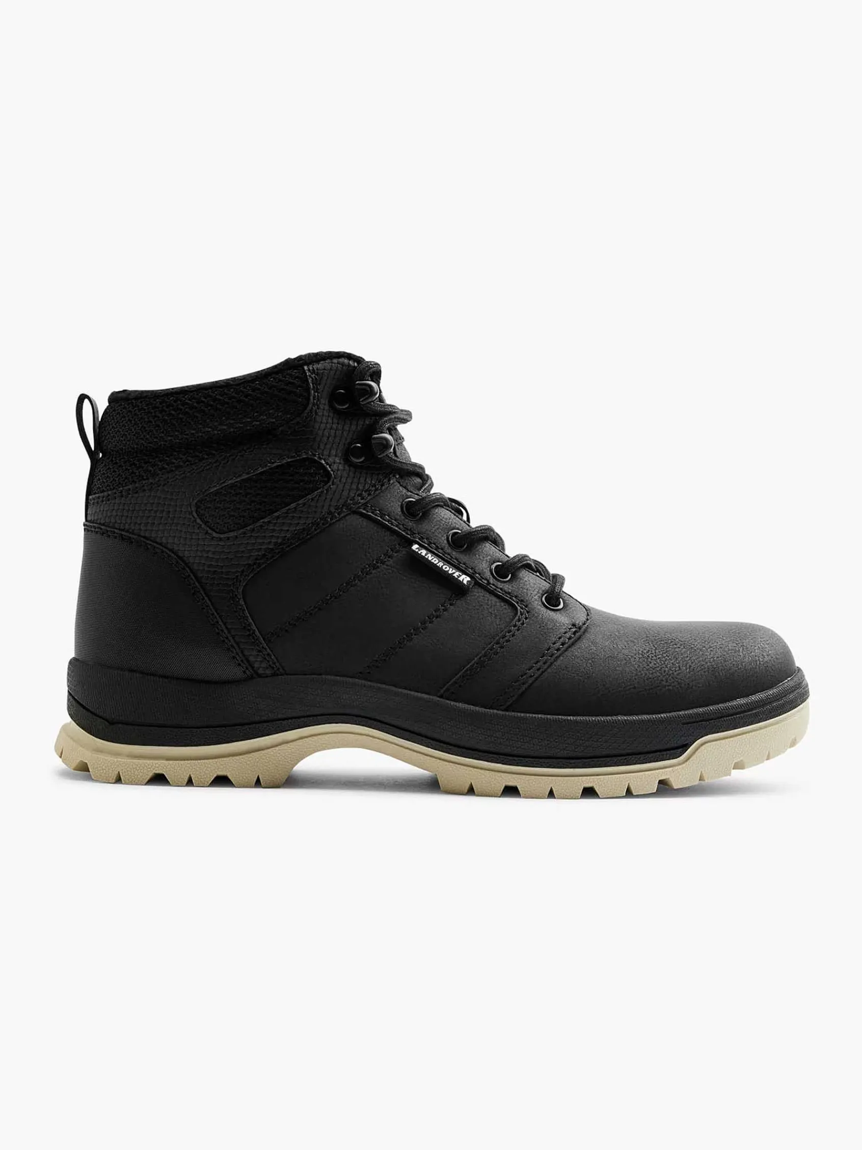 Sneakers|Landrover Zwarte Veterboot