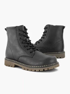 Babyschoenen|Graceland Zwarte Veterboot