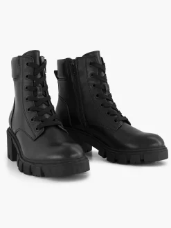 Enkellaarzen & Boots|Graceland Zwarte Veterboot