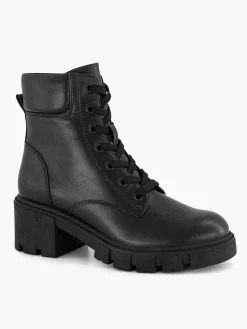 Enkellaarzen & Boots|Graceland Zwarte Veterboot