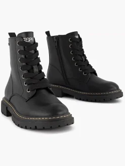 Babyschoenen|Esprit Zwarte Veterboot