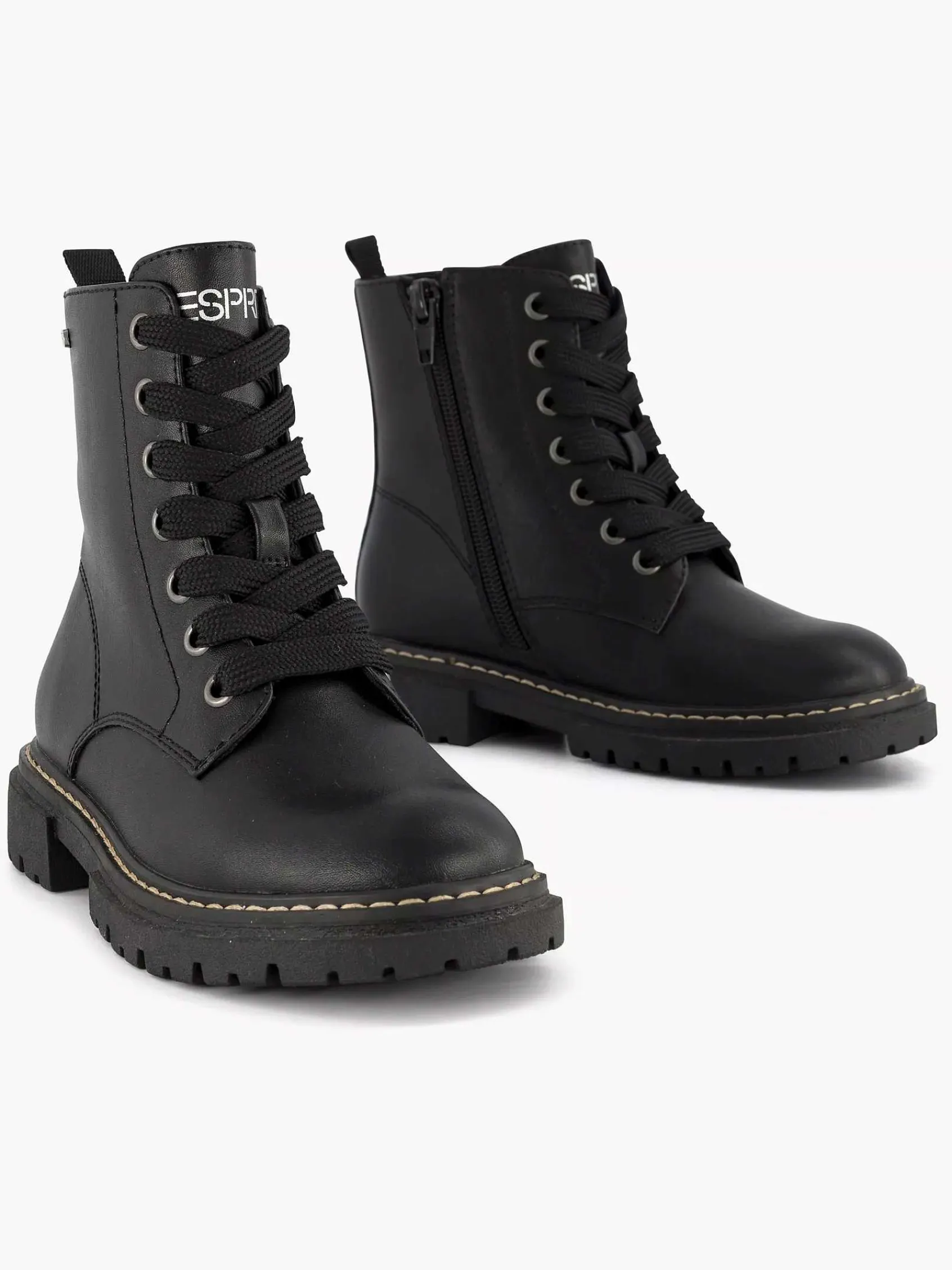 Babyschoenen|Esprit Zwarte Veterboot